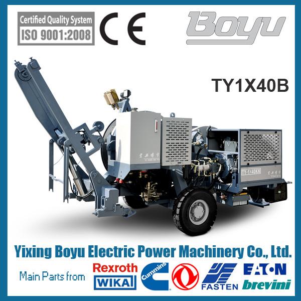 Cavo idraulico del singolo conduttore che mette insieme attrezzatura che tira macchina 40kN 4T, Cummins Engine