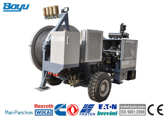 77kw Water Cooling Power Line Stringing Equipment Hydraulic Cable Tensioner
